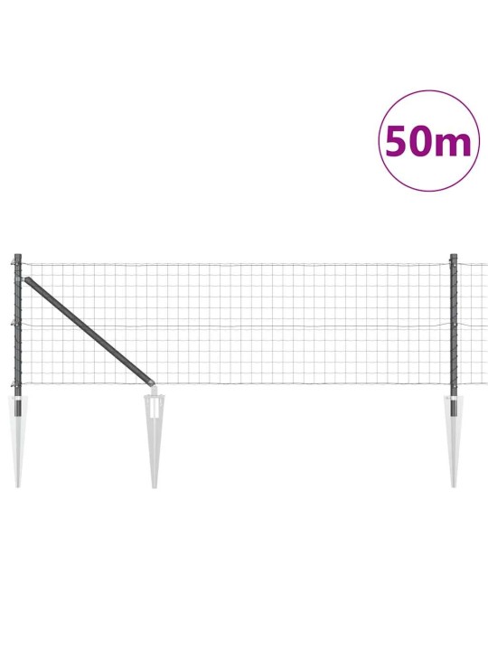 Aed koos postidega hall 0.6 x 50 m teras