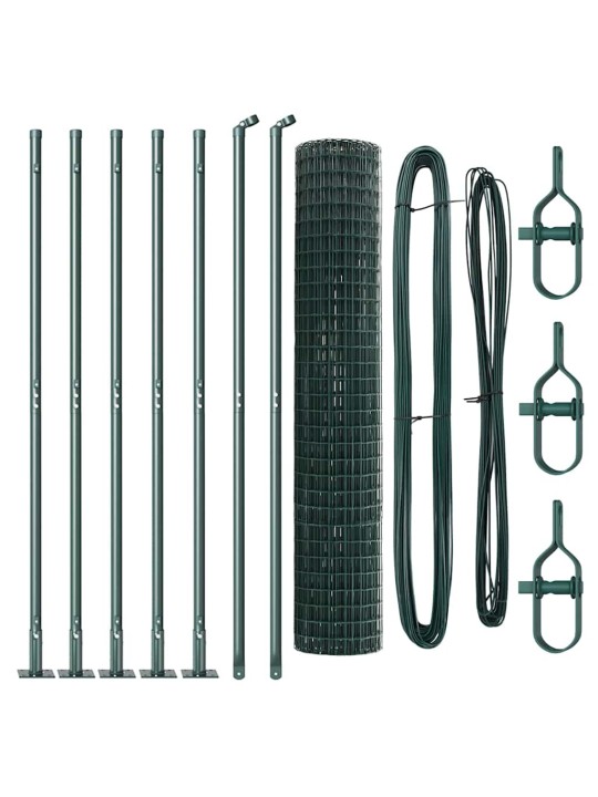 Aed koos postidega roheline 1.5 x 10 m teras