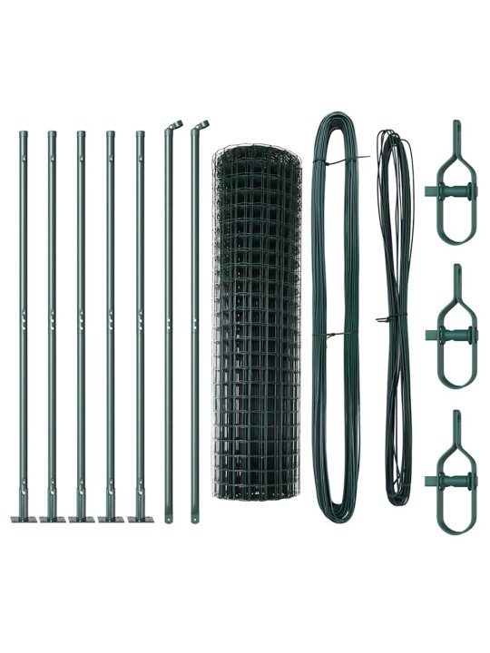 Aed koos postidega roheline 1.2 x 10 m teras