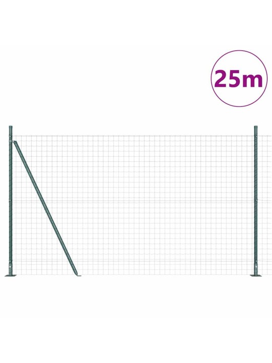 Aed koos postidega roheline 1.2 x 25 m teras