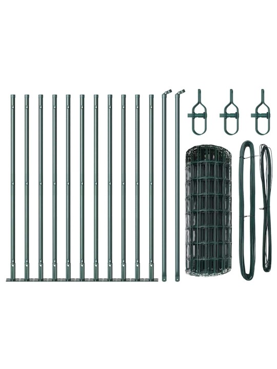 Aed koos postidega roheline 0.4 x 25 m teras