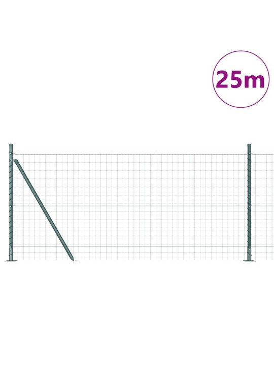 Aed koos postidega roheline 1 x 25 m teras