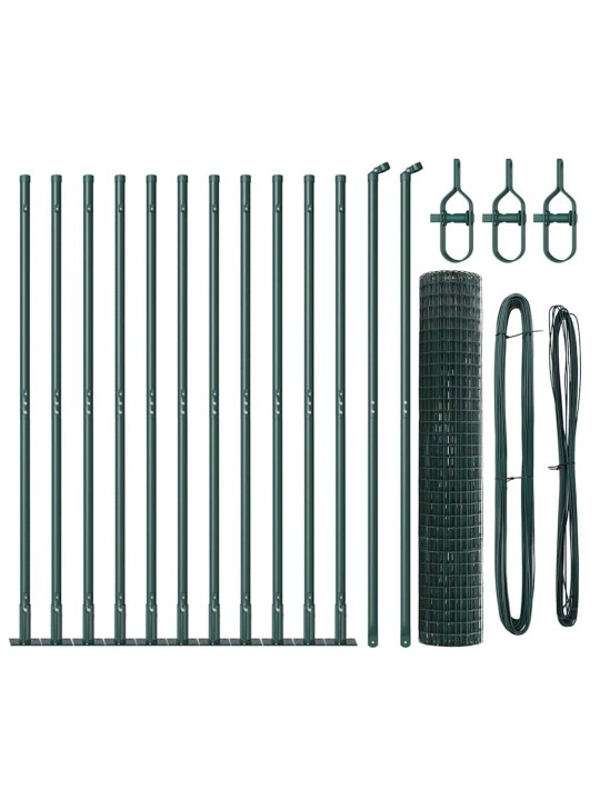 Aed koos postidega roheline 1.2 x 25 m teras