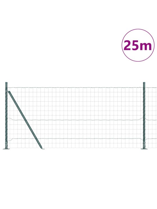 Aed koos postidega roheline 1 x 25 m teras