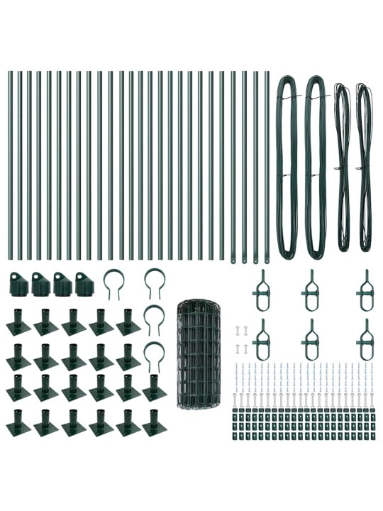 Aed koos postidega roheline 0.4 x 50 m teras