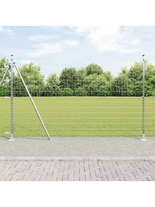 Aed koos postidega hõbedane 1.4 x 10 m teras