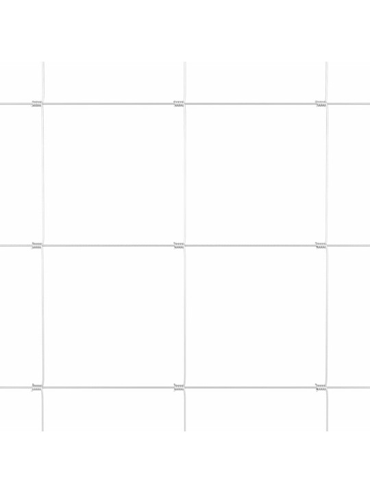 Karjamaa-aed hõbedane 25 x 1.6 m tsingitud teras