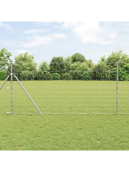 Karjamaa-aed hõbedane 50 x 1.2 m tsingitud teras