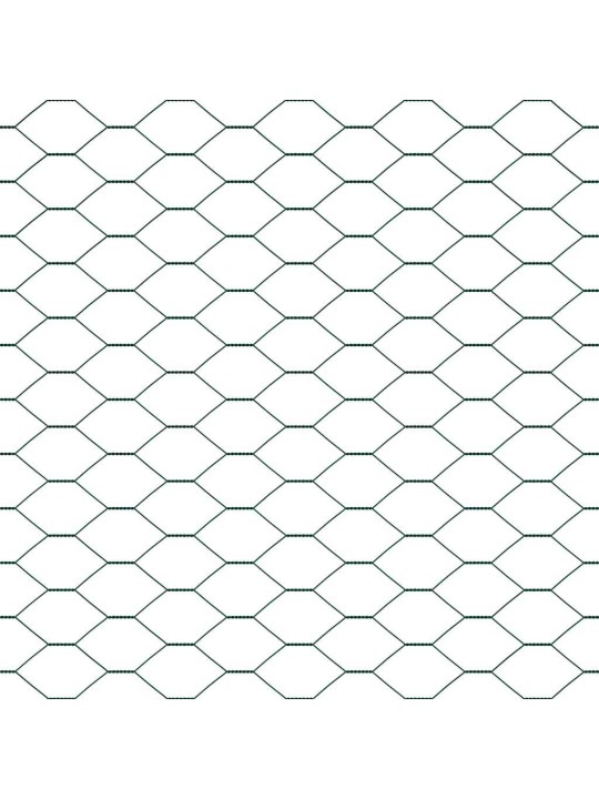Aed koos postidega roheline 1 x 50 m pvc kaetud teras