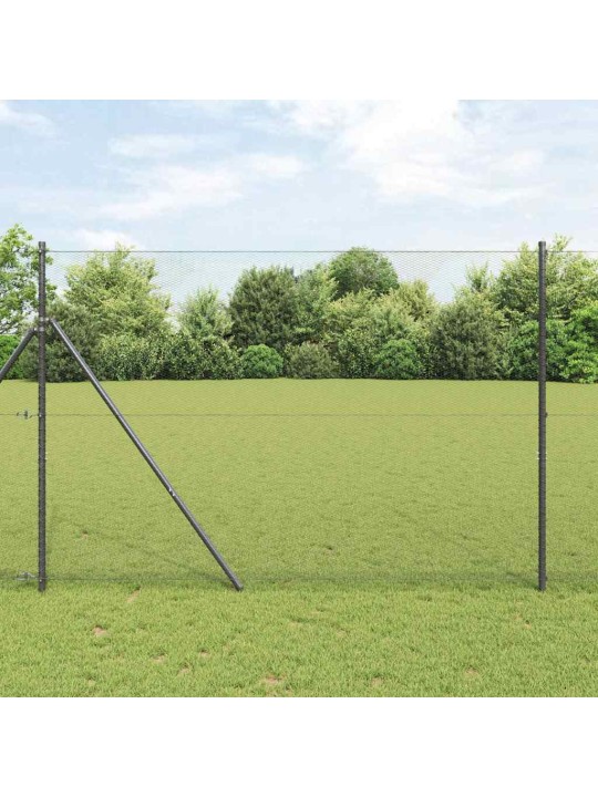 Aed koos postidega hall 1.6 x 10 m pvc kaetud teras