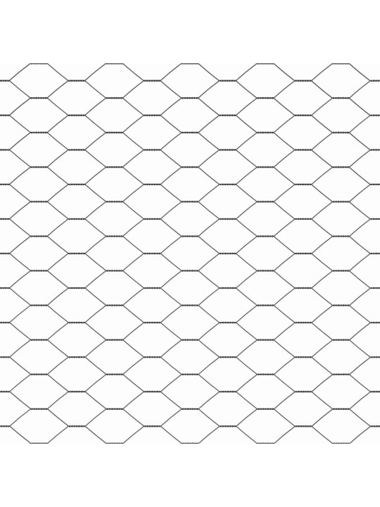 Aed koos postidega hall 0.5 x 25 m pvc kaetud teras