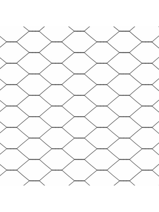 Aed koos postidega hall 0.5 x 25 m pvc kaetud teras