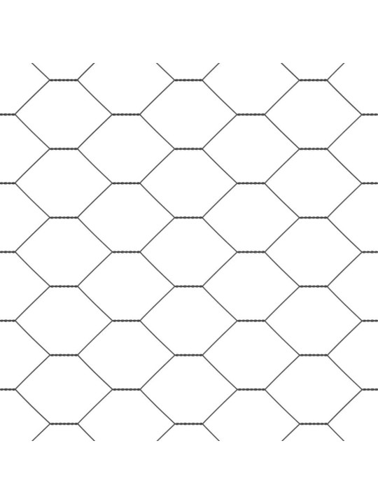 Aed koos postidega hall 0.5 x 25 m pvc kaetud teras