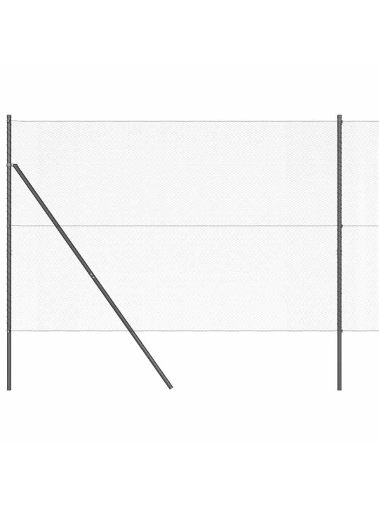 Aed koos postidega hall 1.5 x 25 m pvc kaetud teras