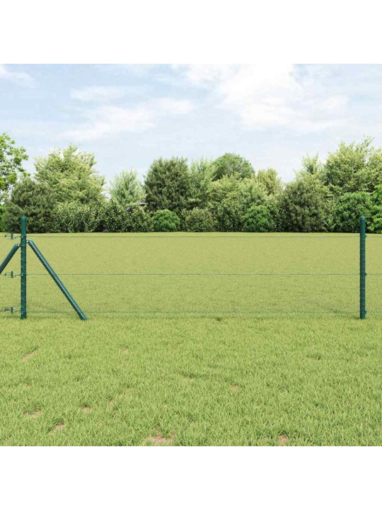 Aed koos postidega hall 0.5 x 50 m pvc kaetud teras