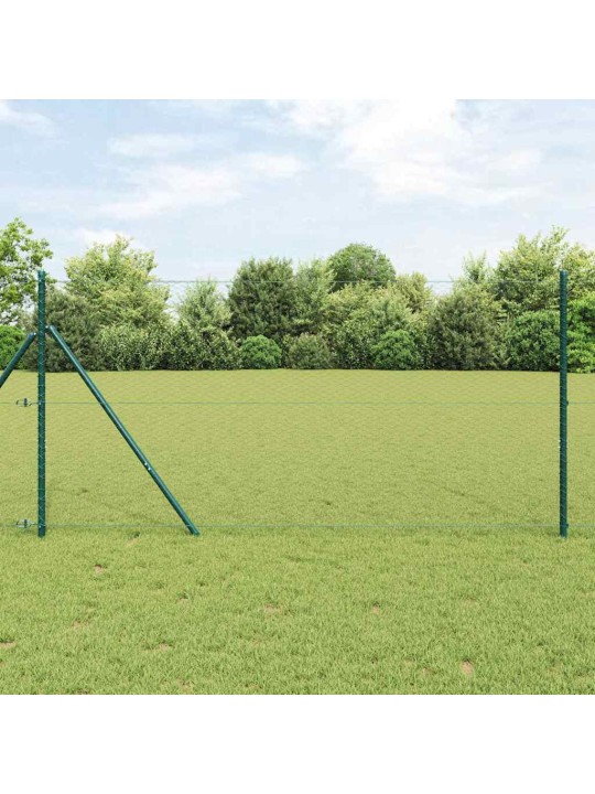 Aed koos postidega hall 1 x 50 m pvc kaetud teras