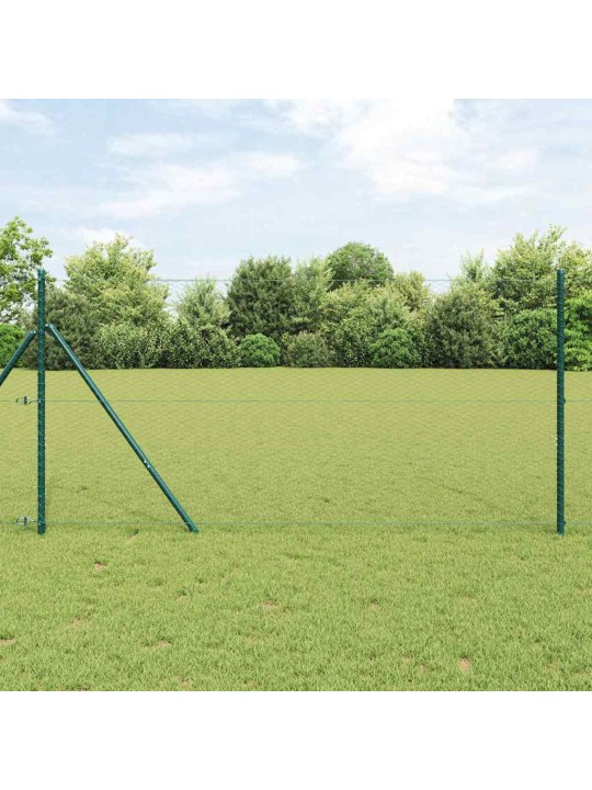 Aed koos postidega hall 1 x 100 m pvc kaetud teras
