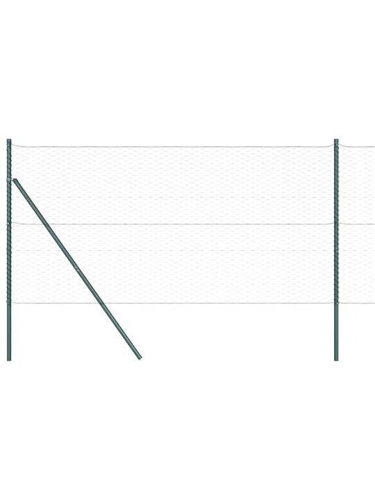 Aed koos postidega hall 1 x 100 m pvc kaetud teras