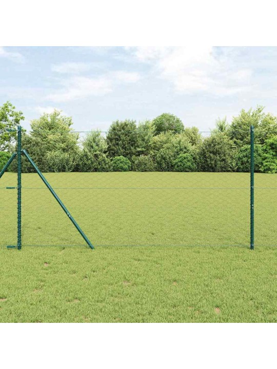 Aed koos postidega hall 1 x 100 m pvc kaetud teras