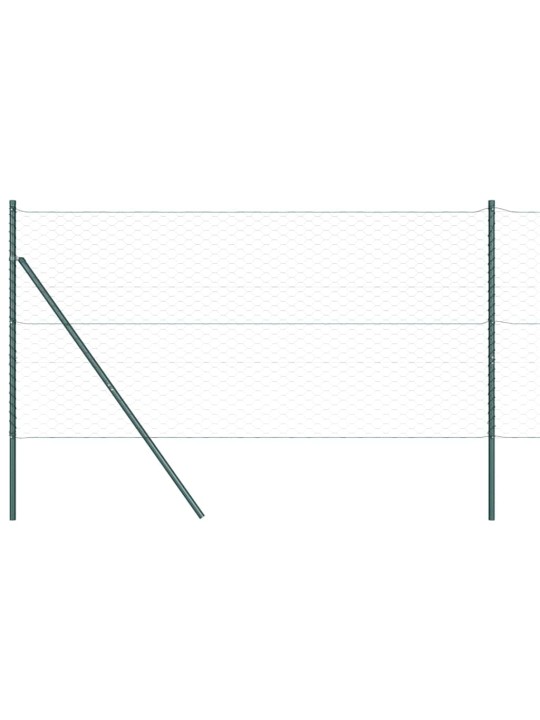 Aed koos postidega hall 1 x 100 m pvc kaetud teras