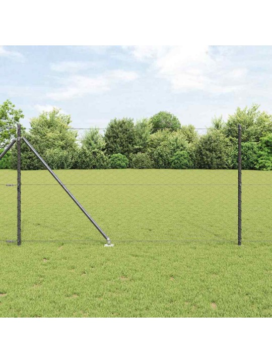 Aed koos postidega hall 1 x 10 m pvc kaetud teras