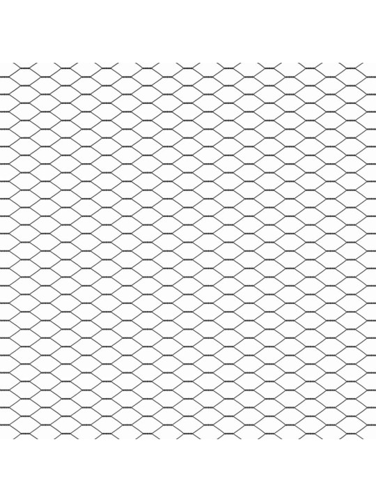 Aed koos postidega hall 0.5 x 25 m pvc kaetud teras
