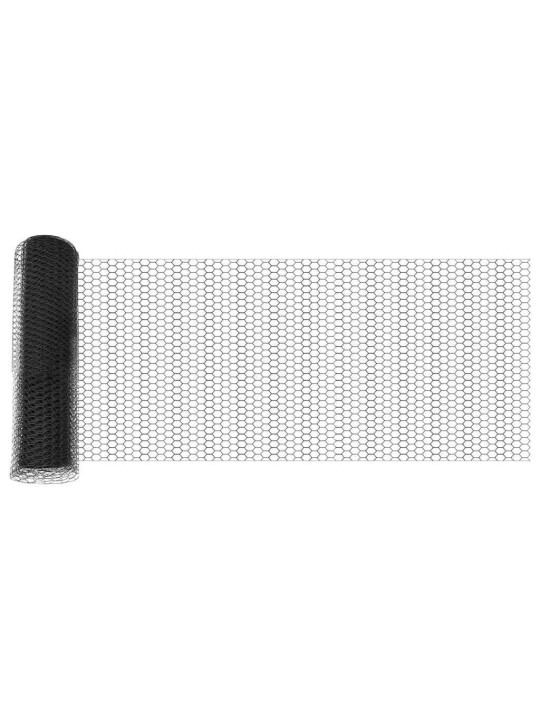 Aed koos postidega hall 0.5 x 25 m pvc kaetud teras