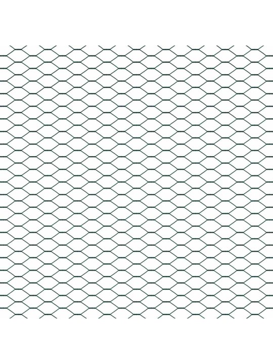 Aed koos postidega roheline 1 x 50 m pvc kaetud teras