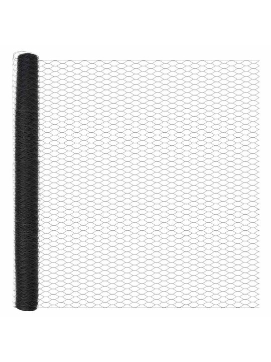 Aed koos postidega hall 1.4 x 10 m pvc kaetud teras