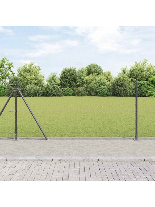 Aed koos postidega hall 0.8 x 100 m pvc kaetud teras