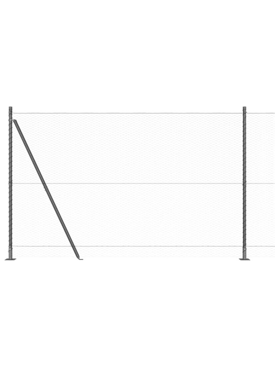 Aed koos postidega hall 1.4 x 100 m pvc kaetud teras