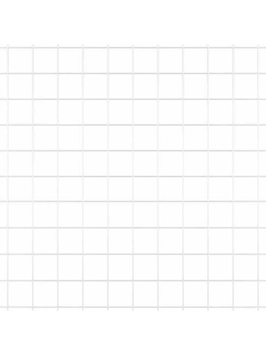 Aed koos postidega hõbedane 0.6 x 10 m teras