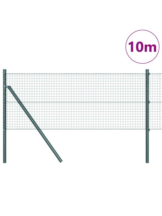 Aed koos postidega roheline 0.5 x 10 m teras