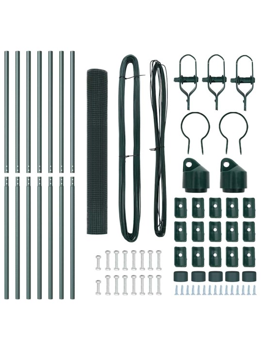 Aed koos postidega roheline 1.2 x 10 m teras