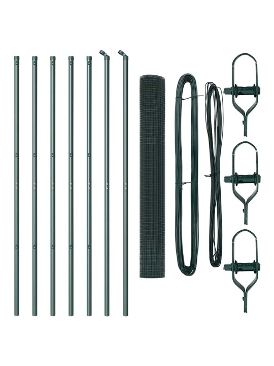 Aed koos postidega roheline 1.2 x 10 m teras