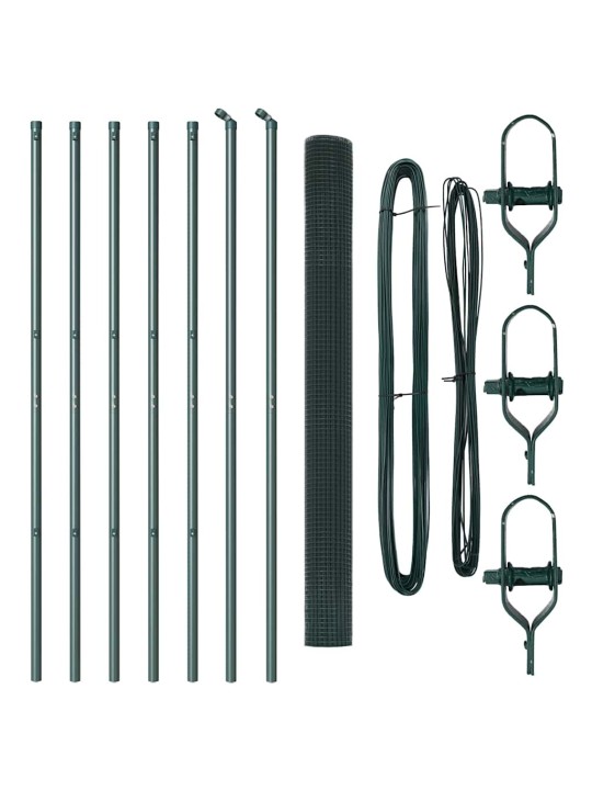 Aed koos postidega roheline 1.5 x 10 m teras