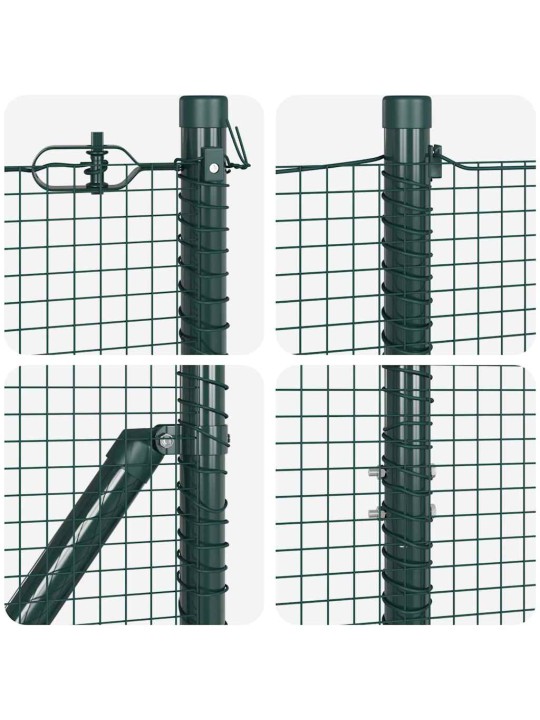 Aed koos postidega roheline 1 x 25 m teras