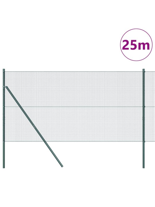 Aed koos postidega roheline 1 x 25 m teras