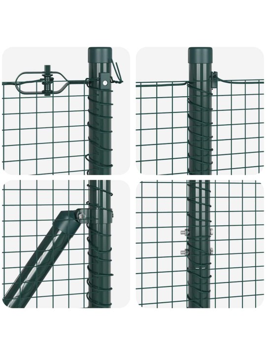 Aed koos postidega roheline 1 x 25 m teras