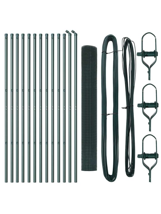 Aed koos postidega roheline 1 x 25 m teras