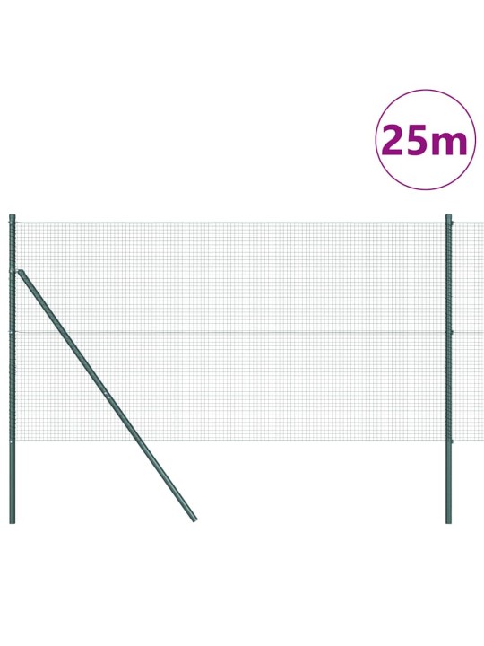 Aed koos postidega roheline 1 x 25 m teras