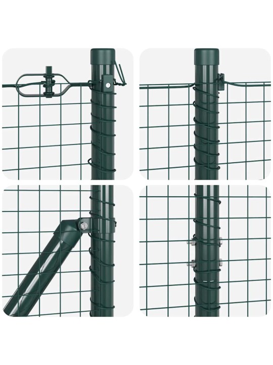 Aed koos postidega roheline 1 x 25 m teras