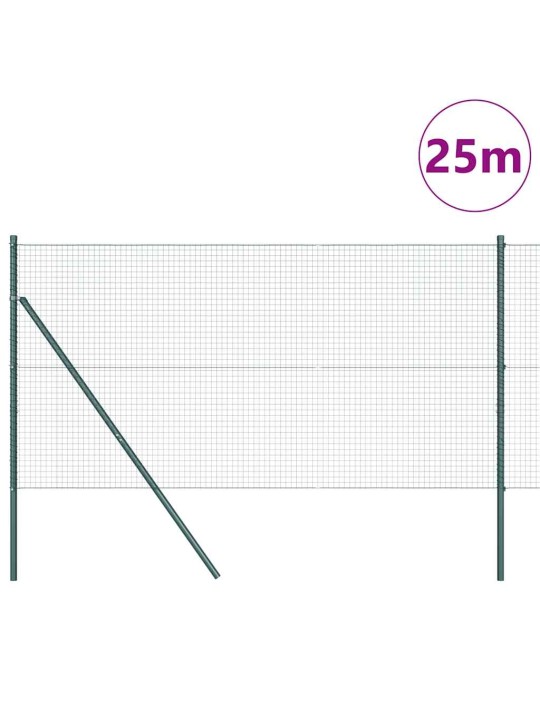 Aed koos postidega roheline 1 x 25 m teras