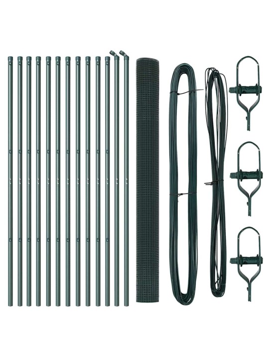 Aed koos postidega roheline 1.5 x 25 m teras