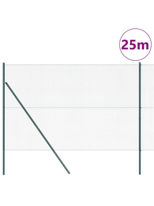 Aed koos postidega roheline 1.5 x 25 m teras