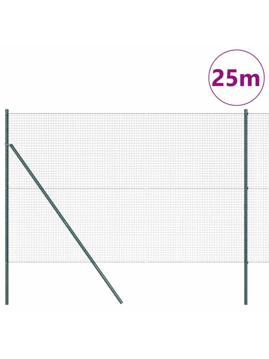 Aed koos postidega roheline 1.5 x 25 m teras