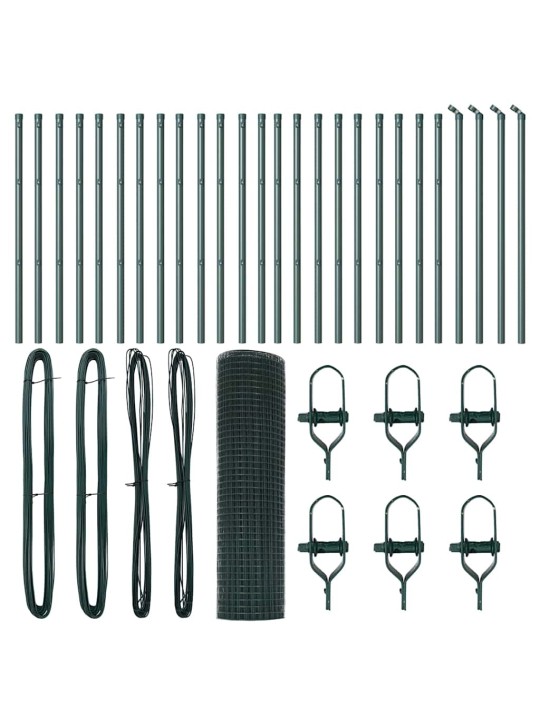 Aed koos postidega roheline 0.4 x 50 m teras
