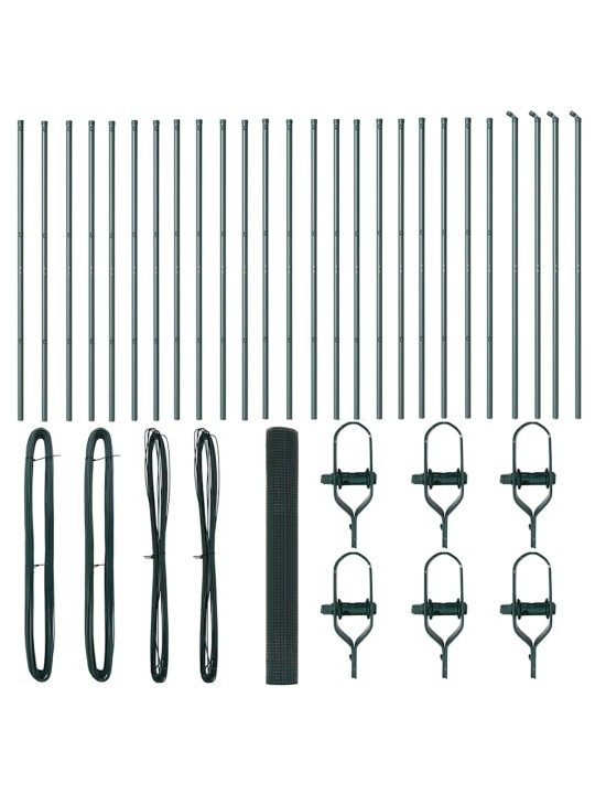 Aed koos postidega roheline 1.2 x 50 m teras