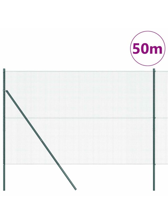 Aed koos postidega roheline 1.5 x 50 m teras