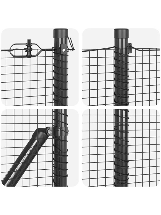 Aed koos postidega hall 0.4 x 50 m teras